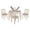 International Concepts Rectangle Table with 4 Mission Juvenile Chairs, 24 in W, 33.1 in L, 22.2 in H, Wood, Unfinished K-JT2532L-263-4 - alternate 3
